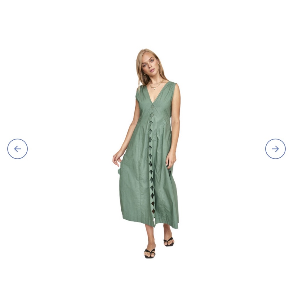 Mirth Green Sleeveless Dress